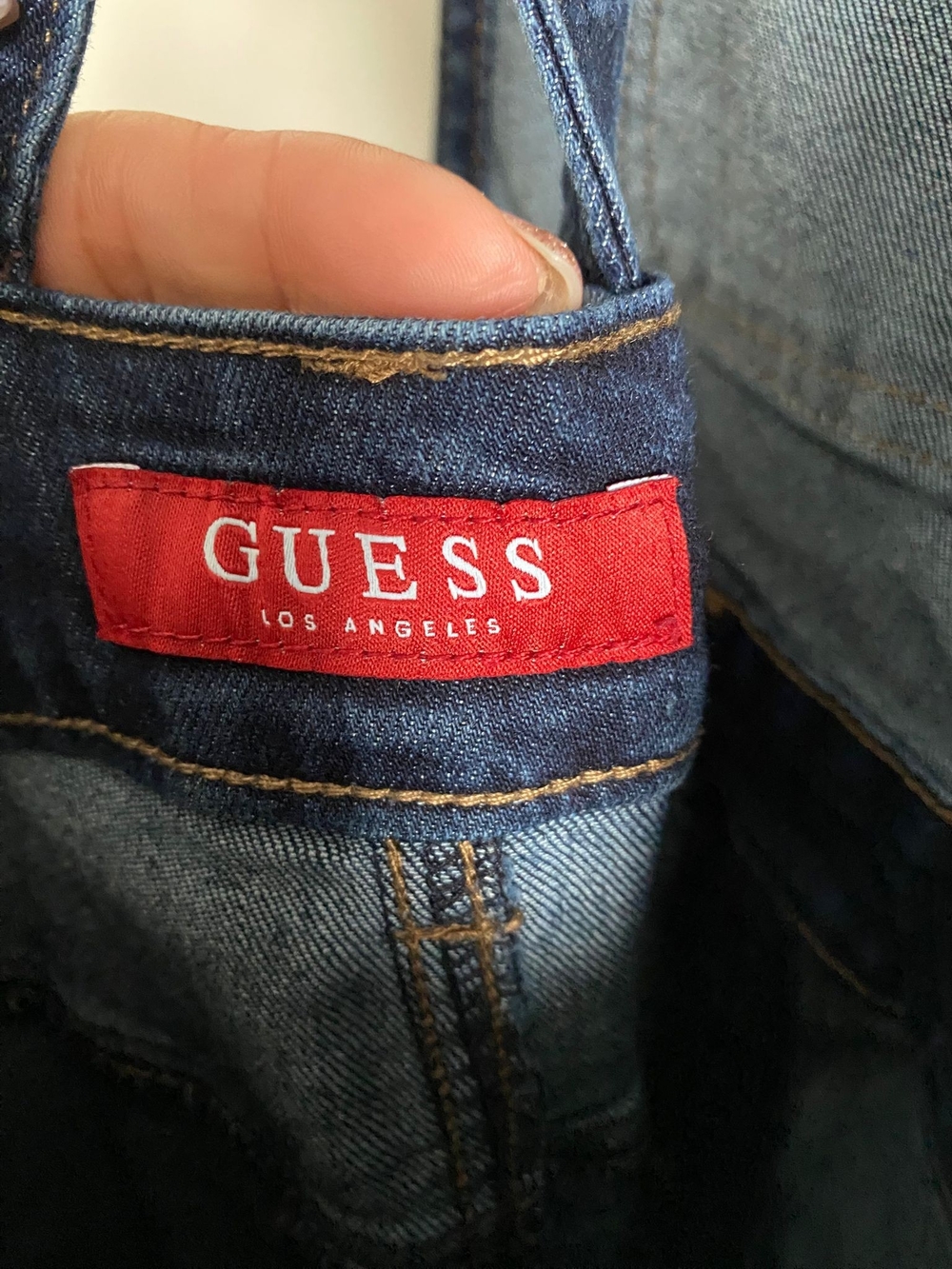 GUESS Indigo Blue Denim Overalls for Women Like New ❤️ - Picture 8 of 11